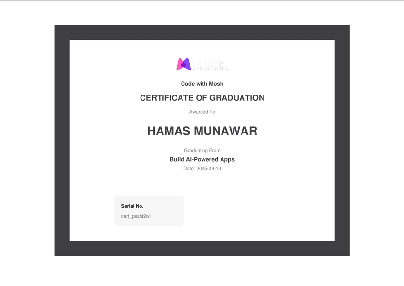 Build AI-Powered Apps Credential